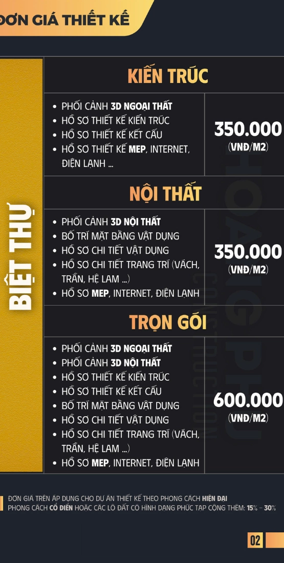Bảng giá 3