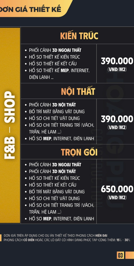 Bảng giá 4